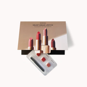 Velvet Dream Lipsticks Sample - 0.15 g x 3 (Red, Nude & Pink)